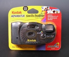 Vintage Kodak ADVANTIX Switchable Single Use Film Camera , 1987 NIB