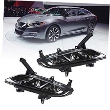 2Pcs Fog Lights Assembly Replacement for Maxima 2016-2019 Driver  Passenger