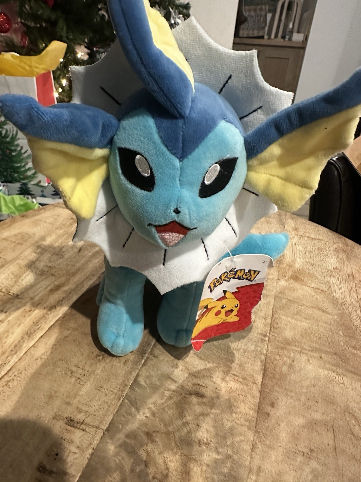 NWT Pokemon Center Vaporeon Plush Original 7" Stuffed Toy Doll