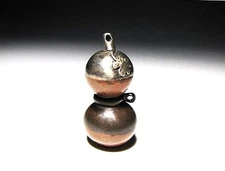 Meiji period Japan antique shakudo silver Hyotan Netsuke sagemono inro ojime 