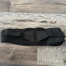 Copper Fit Lumbar Support Belt Waist 30-48 Black Orthopedic Back Brace