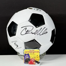 Cristiano Ronaldo Autographed Signed Soccerball Portugal COA Hologram