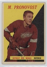 1958-59 Topps Marcel Pronovost #24 HOF 1bw0