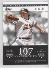 2007 Moments & Milestones /150 Barry Zito (2002 AL Cy Young 182 Strikeouts) 0c6