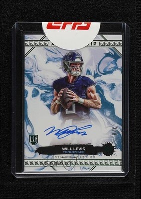 2023 Topps Motif Acrylic Drip Winsor Green 3/8 Will Levis Rookie Auto RC 1o88