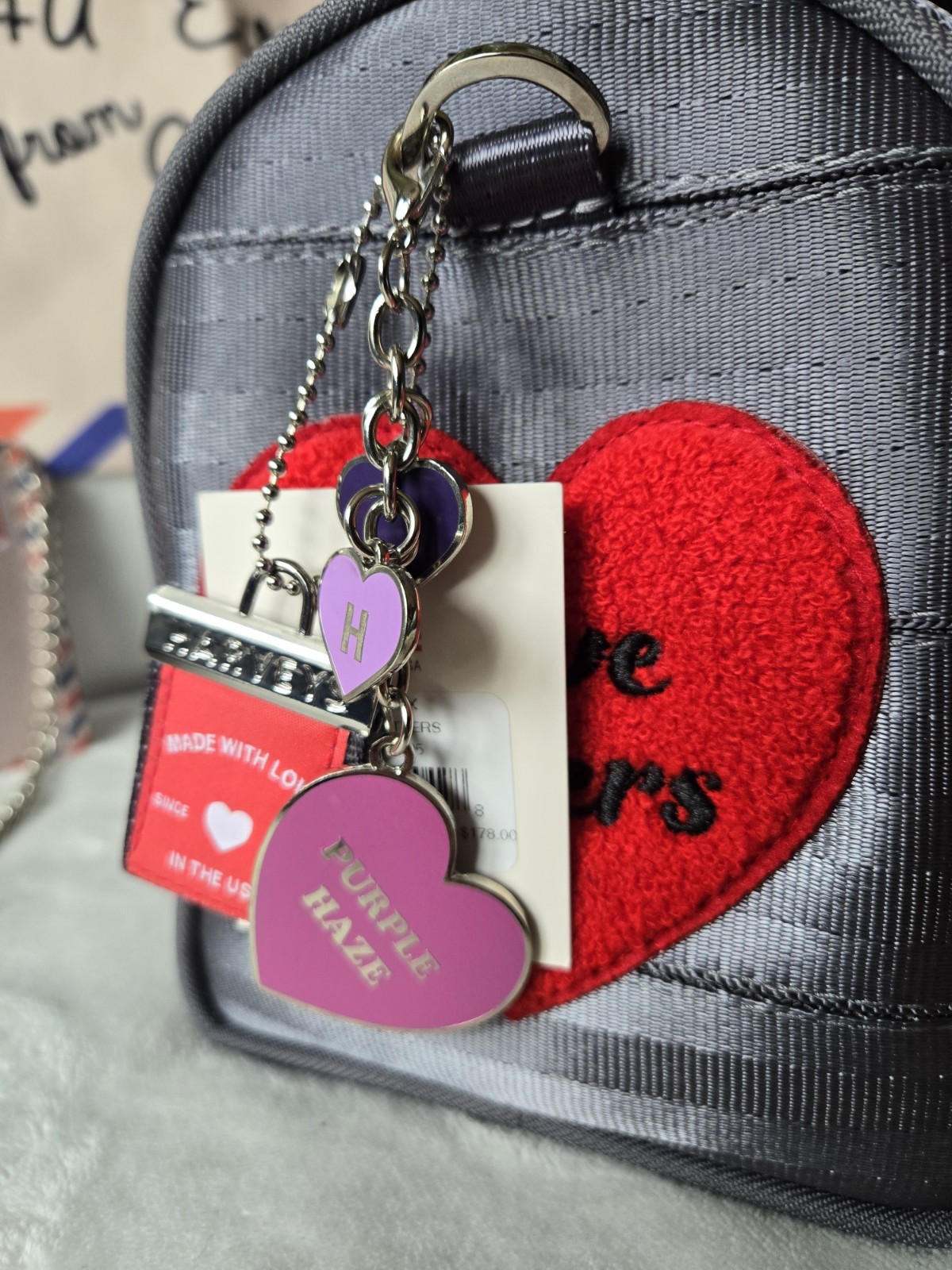 RARE Harvey's Love Letters Mailbox Seatbelt Bag with Coin Purse & Dustbag image 4