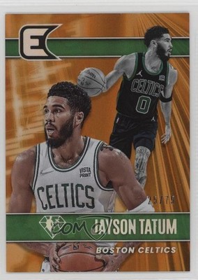 2021 Panini Chronicles Essentials 75th Anniversary 25/75 Jayson Tatum #301 0s8i