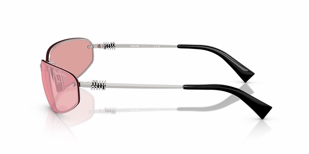 MIU MIU MU A50S 1BC70J Silver Pink Mirror Lens Women  display picture 2