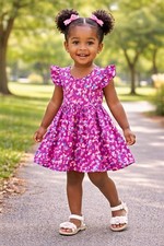 Dot Dot Smile Burgandy Spotted Twirl Dress