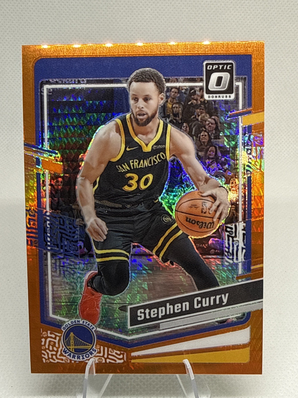 2023-24 Panini Donruss Optic - Stephen Curry #198 Orange Hyper Prizm /99