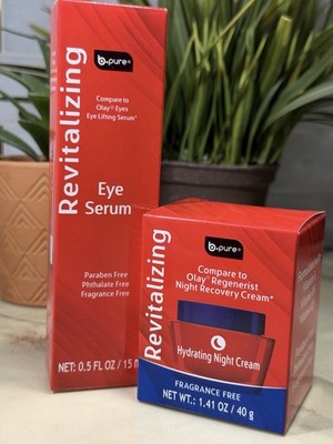 B Pure Revitalizing Eye Serum & Hydrating Night Cream