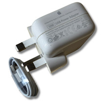 Image of Genuine Apple 10W USB Power Adapter A1357+ iPhone(lightening) Cable Fast Charger