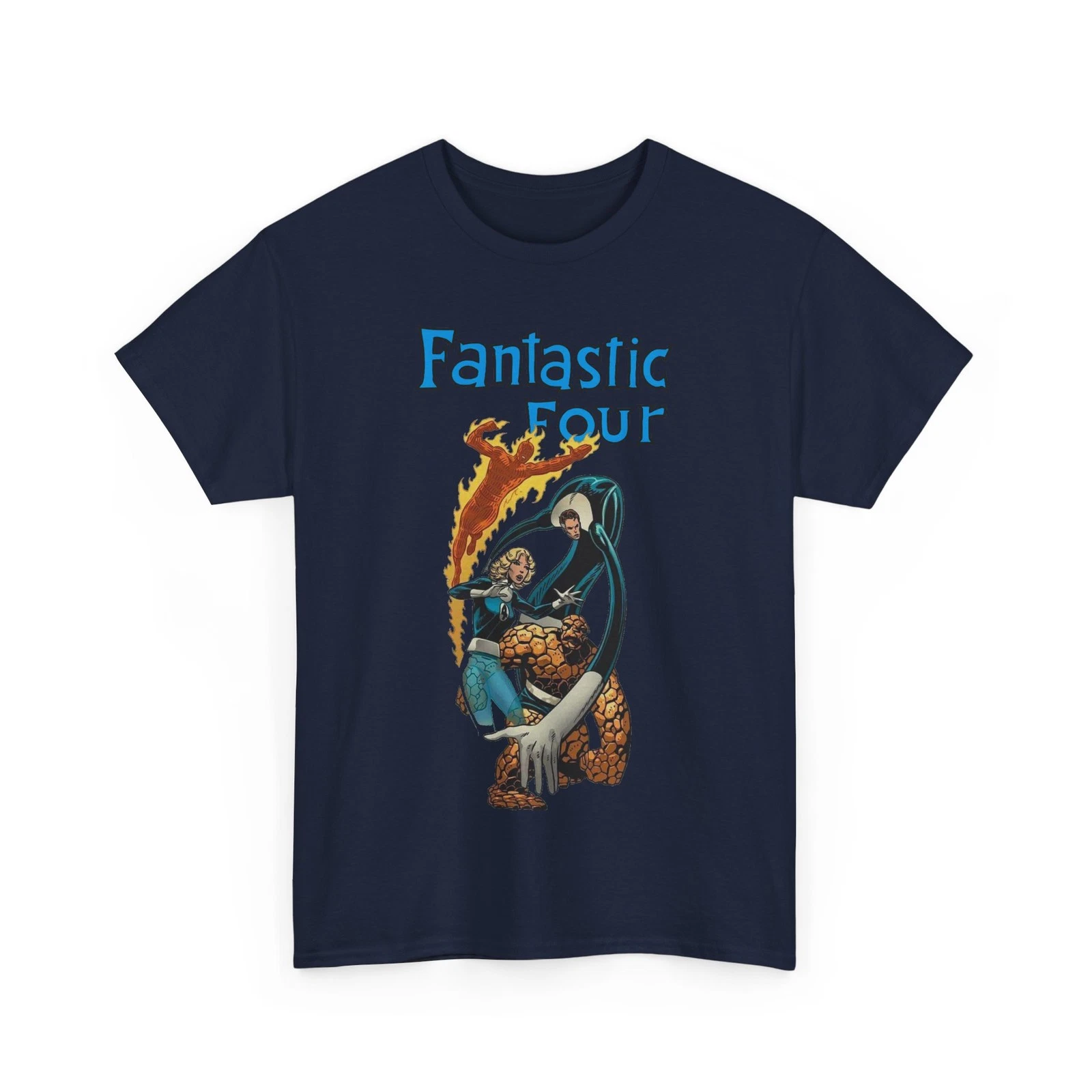 Fantastic Four T-Shirt - John Byrne Art - Thing, Reed Richards - Marvel Comics