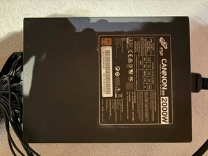 FPS Cannon Pro 2000w 2kw Vollmodulares ATX Netzteil 2000 Watt 80 PLUS GOLD
