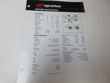 Ingersoll-Rand VR-642B Telehandler Literature 2 Page