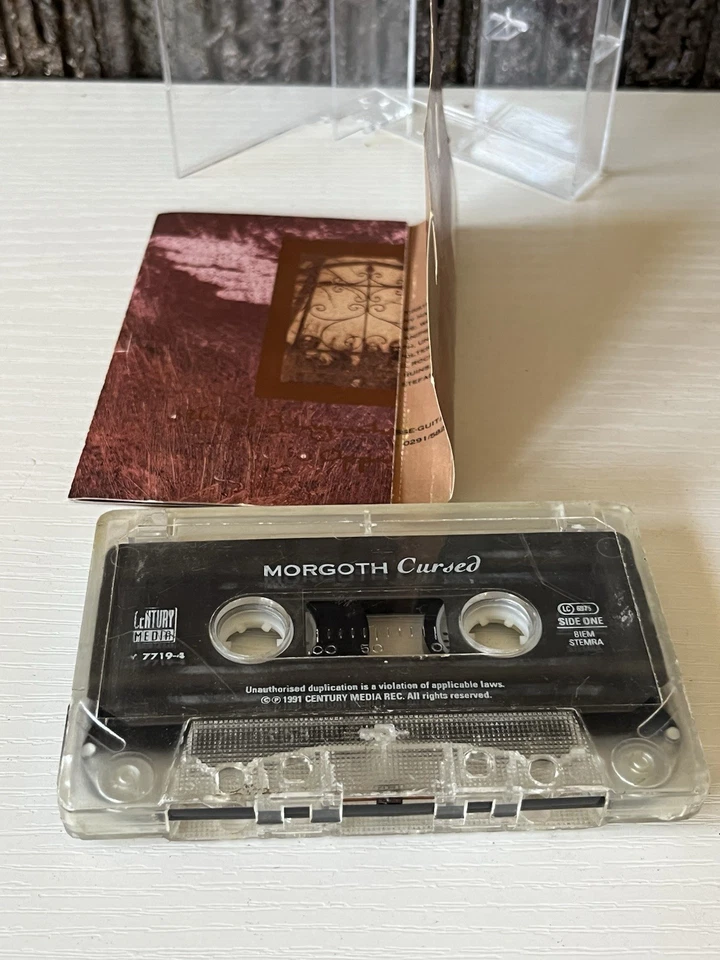 Morgoth- Cursed Cassette Tape 1991 Century Media Records RARE Tested - Image 3 of 4