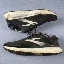Brooks Ghost 16 Men  s Size 10.5 Black Running Fitness Gym Sneakers 1104181D090