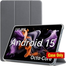 Floral Print 11 Inch Protective Case with Holder for EP1095T Android 15 Tablet