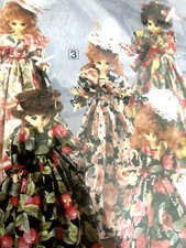 Pkg Vtg NOS Japanese TDA HAND CRAFT KIT HANDKERCHIEF DOLL Floral Fabric Japan