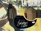 LOU DIAMOND PHILLIPS SIGNED CUSTOM ACOUSTIC GUITAR LA BAMBA JSA COA — photo 2
