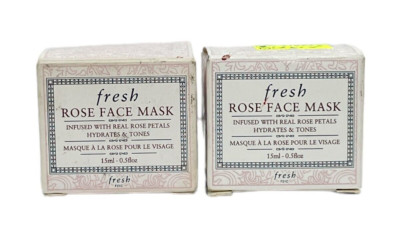 Fresh Rose Face Mask Hydrates & Tones (15ml/0.5fl.oz) Lot Of 2, As Seen In Pics
