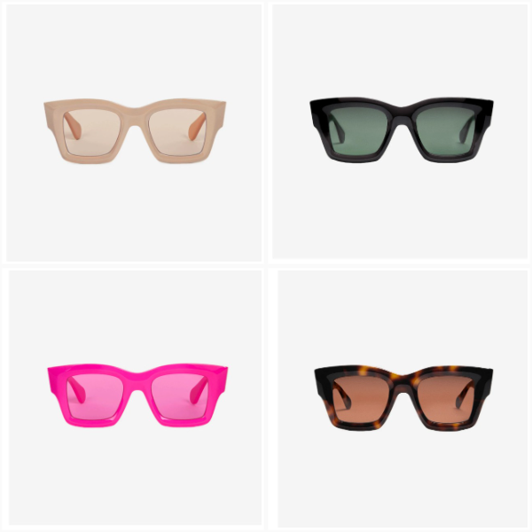 サングラス JACQUEMUS Woman Sunglasses Beige LES LUNETTES BACI BEIGE Jacquemus Les Lunettes Baci Square D Frame Sunglasses | eBay
