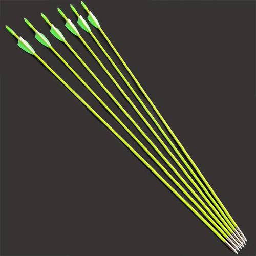 6/12pcs 31" Archery Fiberglass Arrows Target Practice Recurve Bow Hunting - Bild 17 von 49