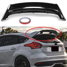 Fits 12-18 Ford Focus Hatchback RS Style Rear Roof Top Spoiler Wing Glossy Black