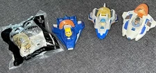 Disney Pixar Buzz Lightyear McDonald's Happy Meal Toy Lot 4 Action Figure Toys.