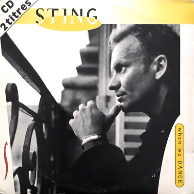 Sting  CD Single When We Dance - France (VG+/EX)