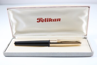 Vintage (c1965-70) Pelikan M30 schwarz mittel Füllfederhalter, GT (Gehäuse)