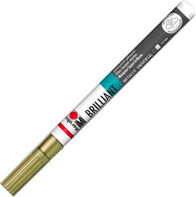 Marabu Lackmarker ''Brilliant Painter'' Strichstärke: 1-2 mm gold