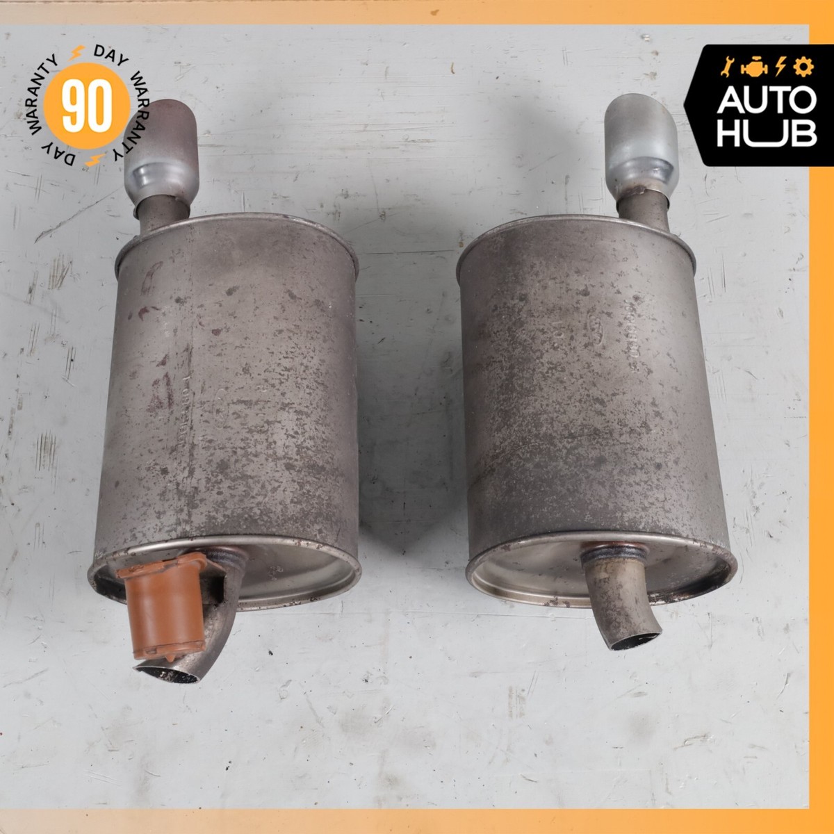 02-05 Ford Thunderbird 3.9L V8 Exhaust Mufflers Left & Right