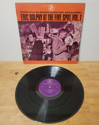 Eric Dolphy At The Five Spot Vol. 1 Prestige Records Van Gelder Stamp Jazz LP