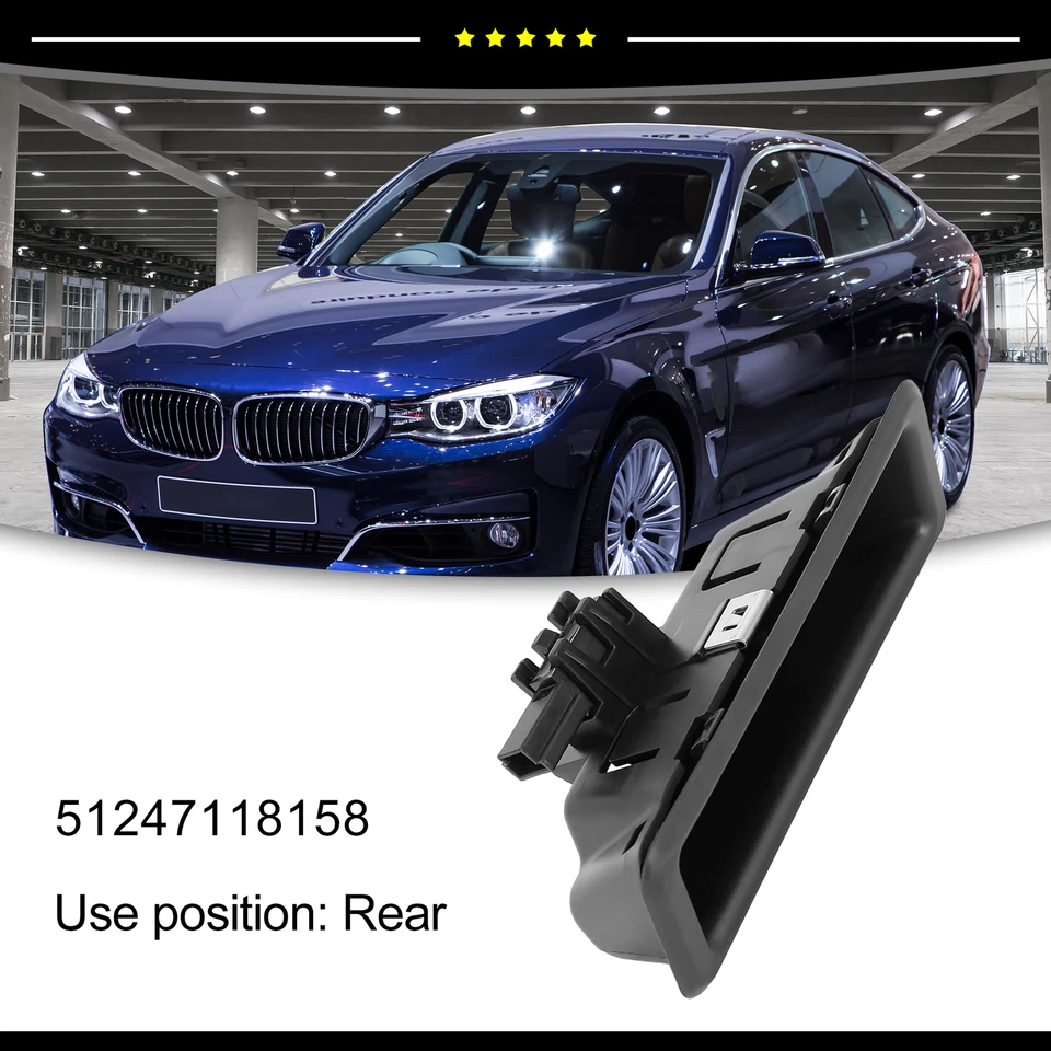 51247118158 Interruptor de manija de botón de bloqueo de tapa de coche 1/lote para BMW 335i xDrive Foto 2 de 4