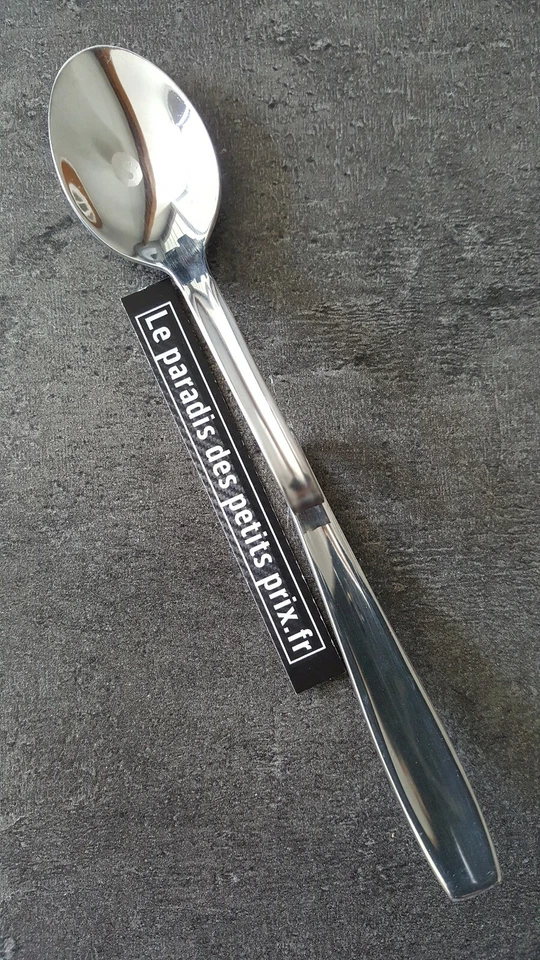 cuillère à confiture ou autre , cuillère en inox coudée , cuillère inox , - Photo 2/2