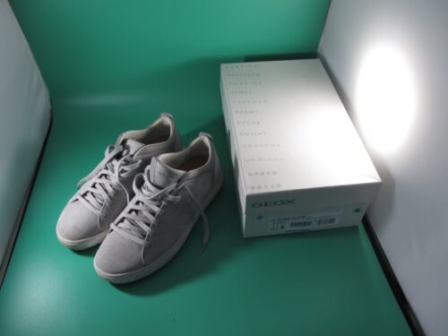 Men's Geox Color Shoe: Grey Size: 41 with Lace Up and Box - Picture 1 of 21