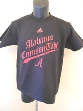 NEW Alabama CRIMSON TIDE YOUTH MEDIUM M 10-12 Adidas Shirt
