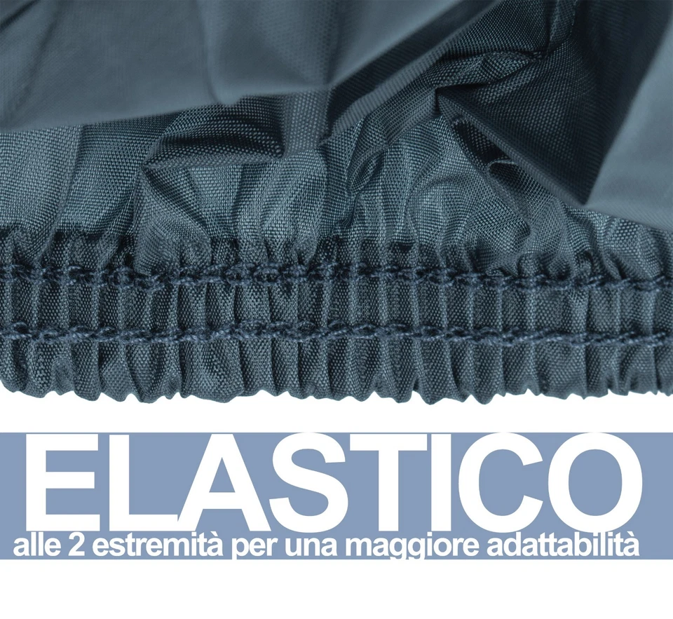 TELO COPRIAUTO COPRI AUTO FELPATO 250G IMPERMEABILE CON ZIP VARIE TAGLIE - Immagine 4 di 4