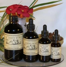 ST. JOHN'S WORT Extract beat blues calm depression ORGANIC FOLK Remedy Tincture~