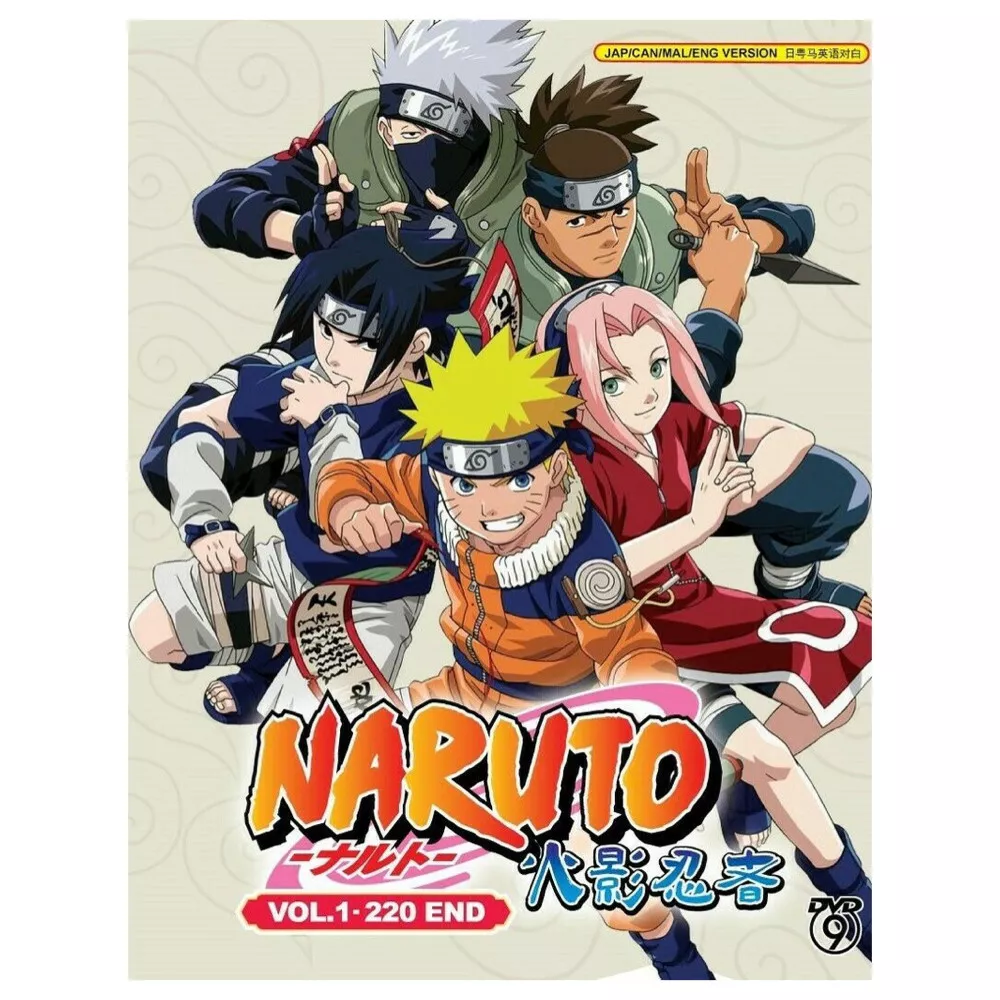 NARUTO SHIPPUDEN ( BOX 1 ) - ANIME TV SERIES DVD BOX SET (1-160 EPS) (ENG  DUB)