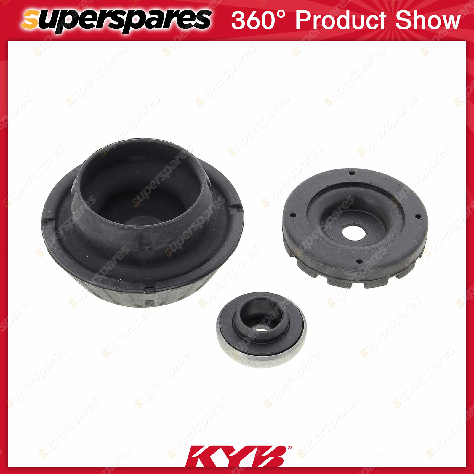 2x KYB Front Strut Top Mounts for Honda City GM2 Jazz GD1 GD3 GE6 GE8