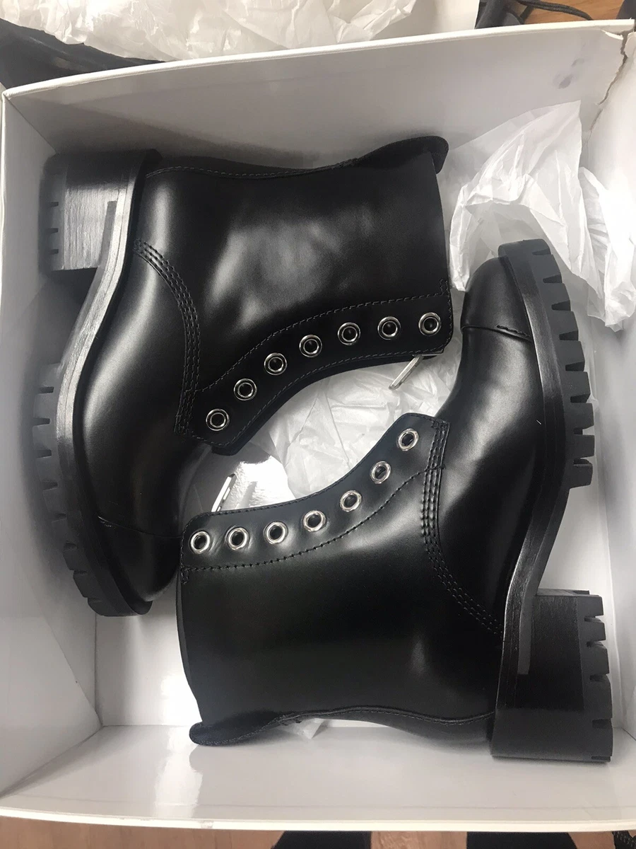 NIB 3.1 Phillip Lim Women s Hayett Lug Sole Zip Up Combat Boots sz