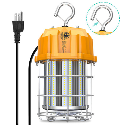 100W LED Construction Work Light  For Temporary Jobsite High Bay Workshop Lamp