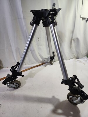 Bogen 3156 Manfrotto Pro Tripod Dolly Video Studio Pedestal Heavy Duty Wheel