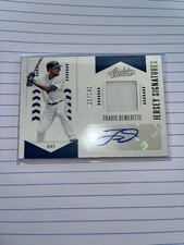 Travis Demeritte 2020 Absolute Jersey Signatures #d 120/ 140   DETROIT
