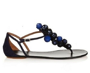 aquazzura blue sandals