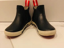 Joules Rain Boots Kids / Juniors Size 10 Black Rainwell Style