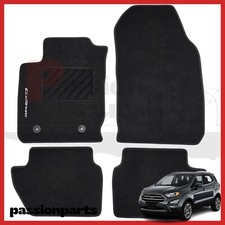 TAPPETI FORD ECOSPORT DAL 2017 IN MOQUETTE CON RICAMO E 2 FISSAGGI 4 PEZZI