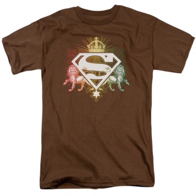 Superman Ornate Lion Shield T-Shirt DC Comics Sizes S-3X NEW